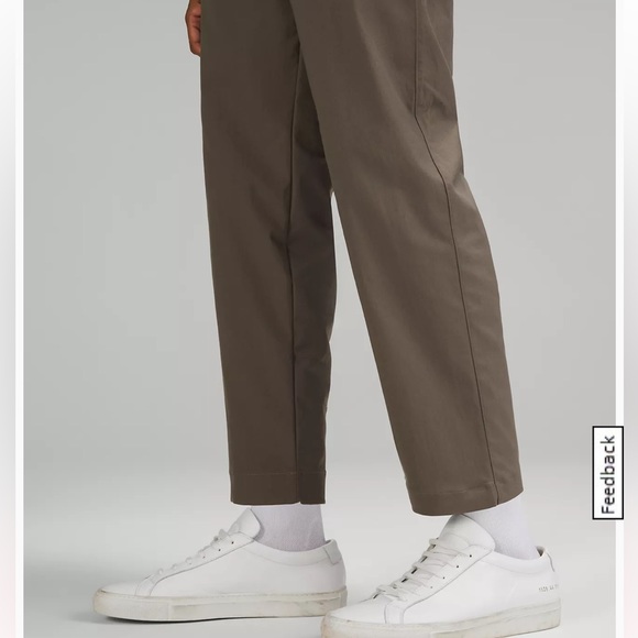 lululemon Relaxed-Tapered Twill Trouser Cropped Sz. 30 - Picture 3 of 11